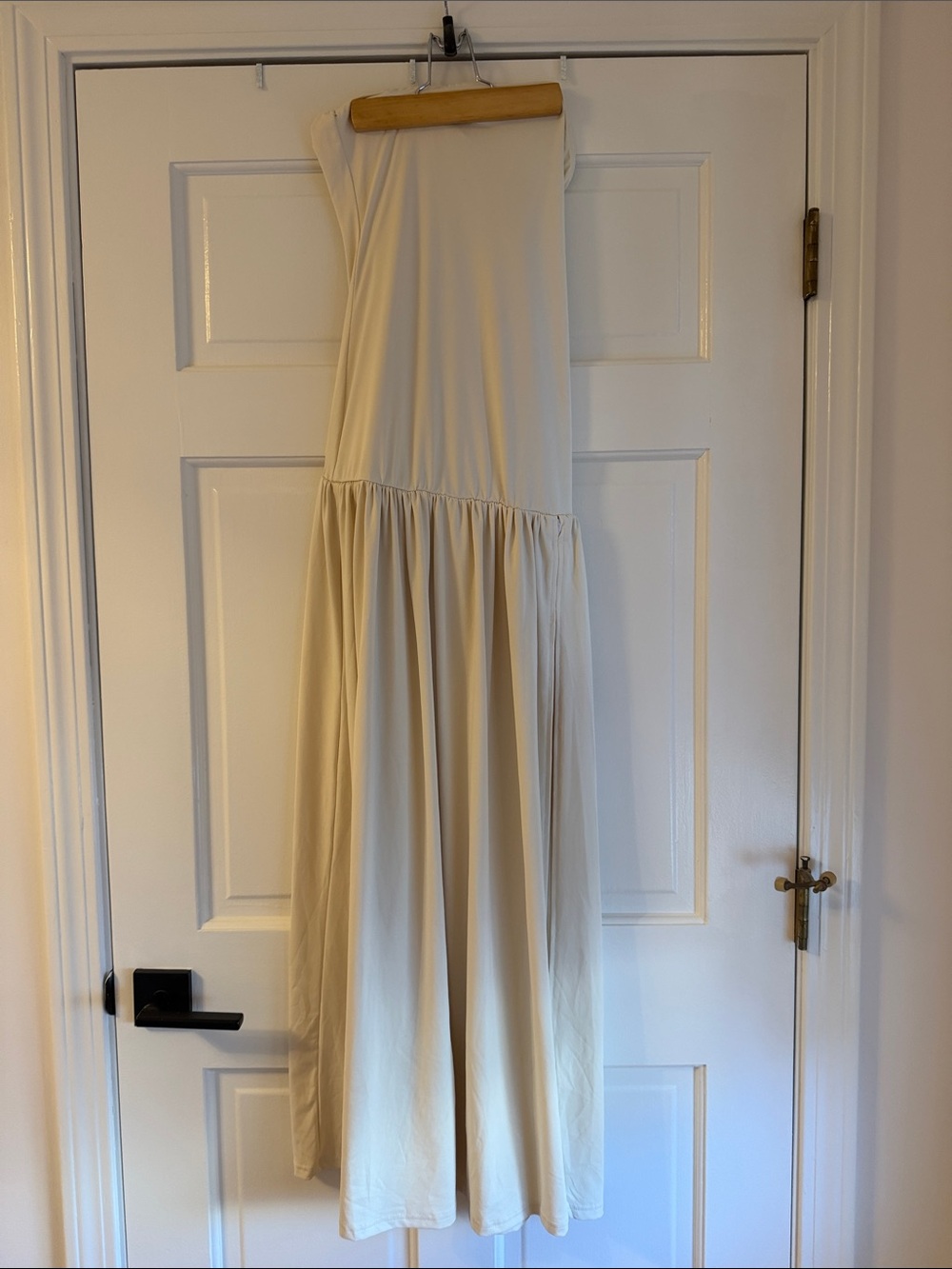 Long strapless summer dress